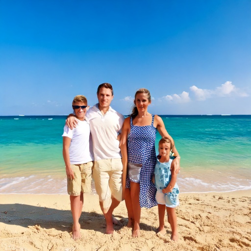 James, Emma, and their two children